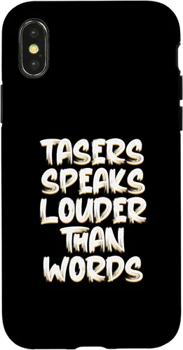 Vista 5 de Funda eléctrica para iPhone 12 mini Tasers Speak Louder Than Words
