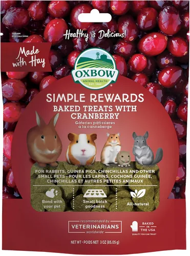 Vista 13 de Oxbow Simple Rewards - Golosinas de conejillo de indias y conejos, plátano