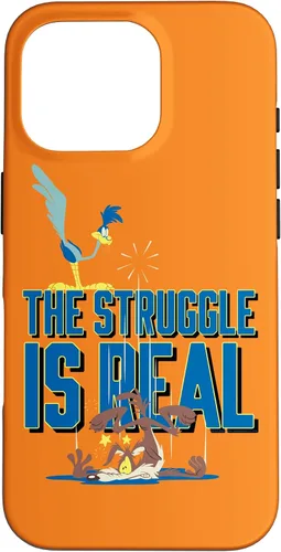 Vista 20 de iPhone 16 Looney Tunes Roadrunner the Struggle Is Real Case