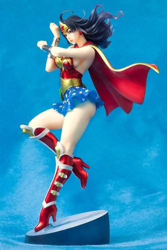 Vista 9 de Kotobukiya DC Comics: Armored Wonder Woman 2ª edición Estatua de Bishoujo Figura escala 1/7