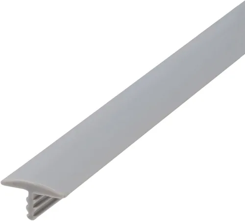 Vista 13 de Outwater T-molding plástico del 1/2 pulgada de la almendra flexible centro del centro de la púa que moldea la bobina de 25 pies