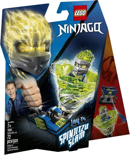 Vista 4 de LEGO NINJAGO Spinjitzu Slam Jay 70682 Kit de construcción (72 piezas)