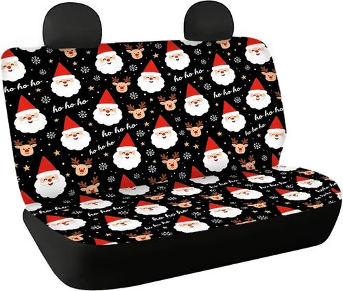 Vista 40 de AFPANQZ Funda protectora para asiento trasero de automóvil, con bandera patriótica estadounidense, solo para asiento trasero de automóvil, camión