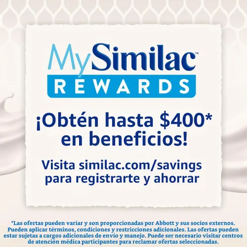 Vista 9 de Similac 360 Total Care Hecho con leche entera, fórmula para bebés lista