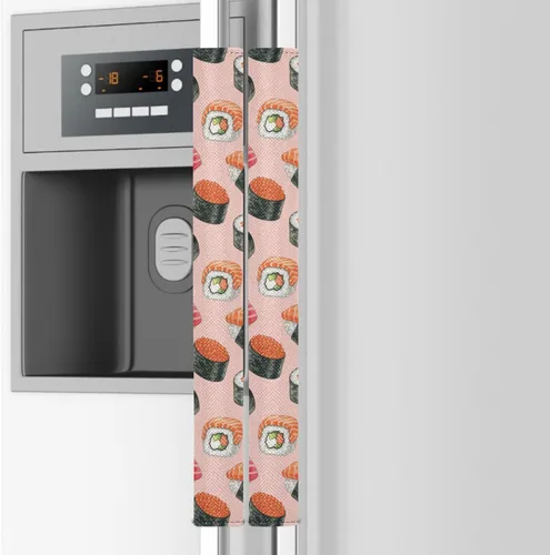 Vista 15 de Juego de 2 fundas para manija de puerta de refrigerador