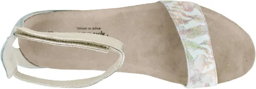Vista 5 de NAOT Footwear Pixie Sandalia de cuña para mujer con plantilla de corcho y plantilla de soporte de arco - Correa de tobillo ajustable - Comodidad