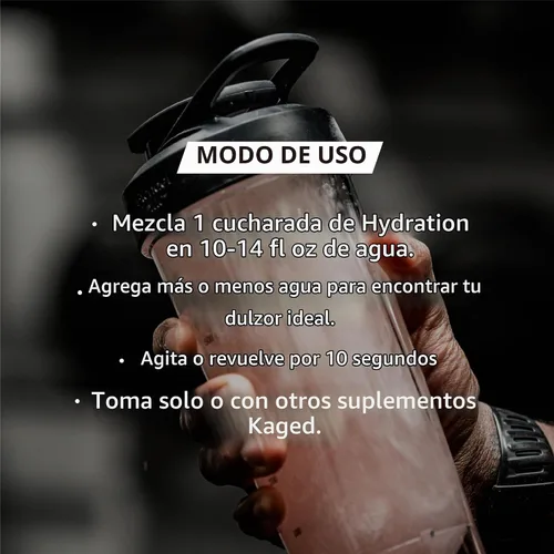 Vista 9 de Kaged Polvo de Hidratación con Electrolitos Hydracharge Manzana Lima Bebida Deportiva para Hombres y Mujeres Pre, Post, Intra Entrenamiento