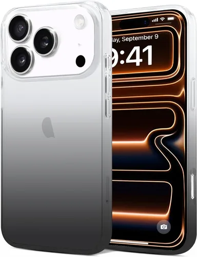 Vista 86 de JJGoo Funda transparente compatible con iPhone 15 Pro, funda de teléfono de TPU suave y transparente, funda antigolpes transparente a prueba