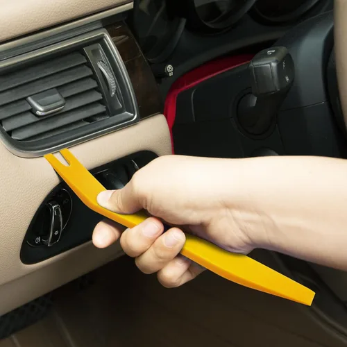 Vista 4 de Kit de herramientas de extracción de molduras, kit de herramientas de ajuste de audio para puerta de panel de automóvil, juego de herramientas