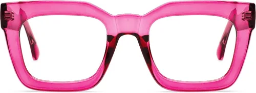 Vista 12 de AQWANO Elegantes anteojos de lectura cuadrados de gran tamaño para hombres y mujeres, diseño de moda, lectores de marco grande, lentes