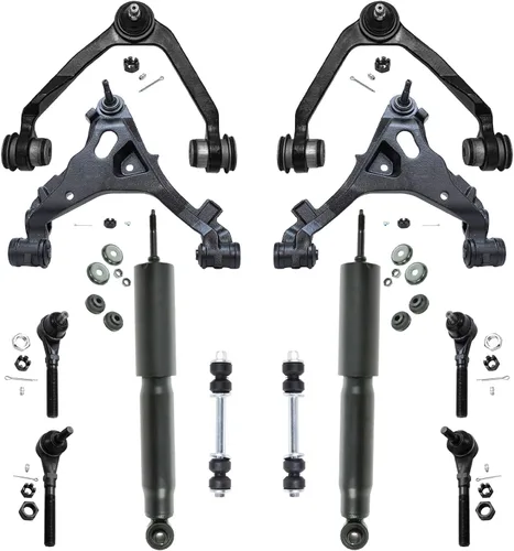 Vista 39 de Detroit Axle - Kit de extremo delantero para Hyundai Sonata XG350 XG300 Kia Optima, 2 brazos de control superiores con juntas de bola, 2 brazos