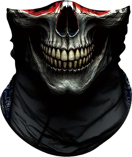 Vista 25 de Obacle Polaina para el cuello, bandana para protección contra el polvo, el viento, el sol para hombres y mujeres