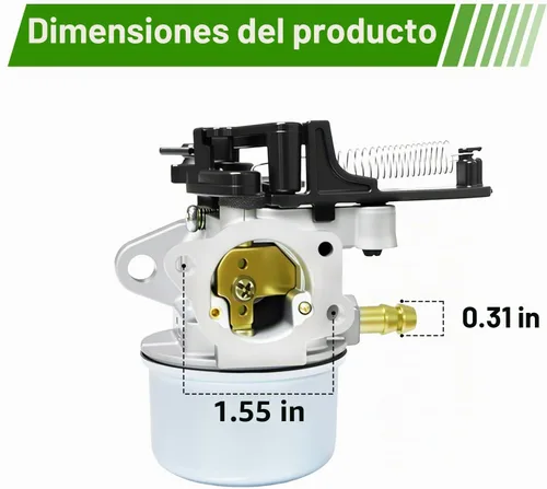 Vista 3 de Carburador para cortacésped Toro TimeMaster 30" 20199 BS 8.75 OHV 190cc