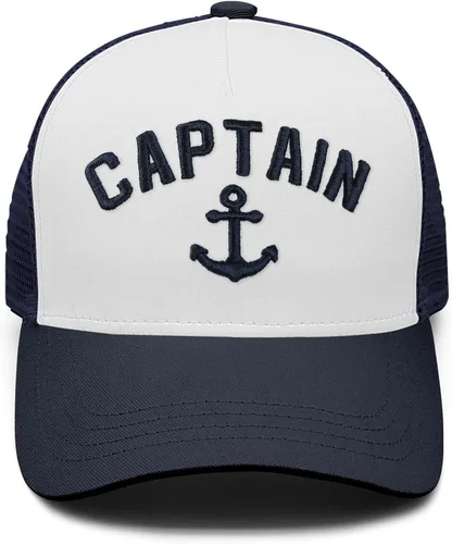 Vista 8 de Sombrero de capitán al aire libre, sombrero de caza, sombrero de pie grande, gorra de béisbol de montaña, gorra de camionero para hombres y mujeres