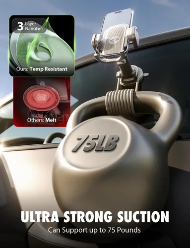 Vista 4 de Bracketron TripGrip PRO Soporte para teléfono de coche, ventana