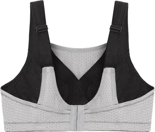 Vista 5 de Glamorise Sujetador deportivo de doble capa con control personalizado para mujer