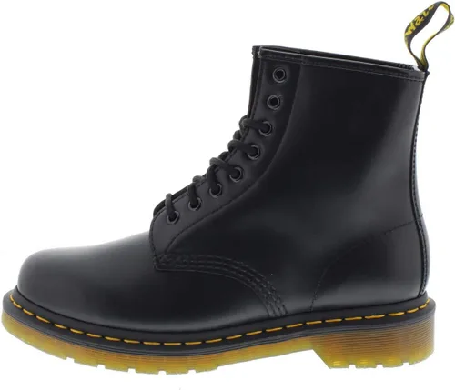 Vista 4 de Dr. Dr. Martens 1460 Original- Botas de cuero con 8 ojales, para hombre y mujer, negro
