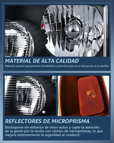 Vista 6 de Nilight Conjunto de Faros Delanteros Compatible con Ford Ranger 2001 2002 2003 2004 2005 2006 2007 2008 2009 2010 2011 Faro de Repuesto Carcasa