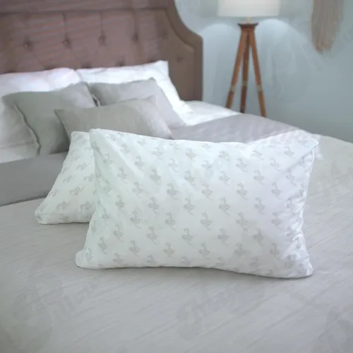 Vista 2 de MyPillow Ropa de Cama Almohadas de Cama para Dormir Tamaño Queen, Juego de 2, con Refuerzo para Personas que Duermen Boca Arriba, Boca Abajo