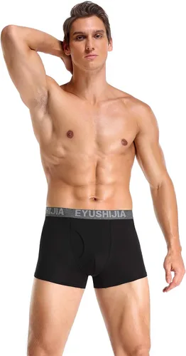 Vista 6 de Calzoncillos tipo bóxer de fibra bambú para hombre (4 unidades)