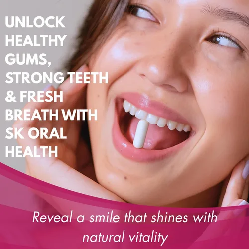 Vista 8 de Suplemento diario premium para el bienestar de las encías, aliento fresco y fuerza dental - Vitaminas, minerales y mezcla botánica - 60