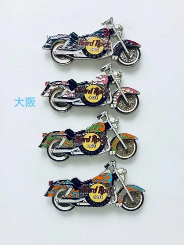 Vista 3 de Hard Rock Cafe Pin Badge Bike Pin UniversalOsaka (Limited)