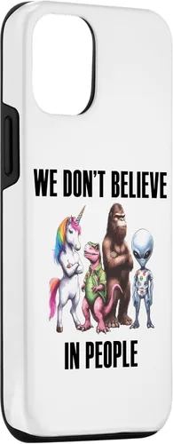 Vista 3 de Funda para iPhone 14 Unicornio Bigfoot Dinosaurio Alien Misteriosos Seres Legendarios