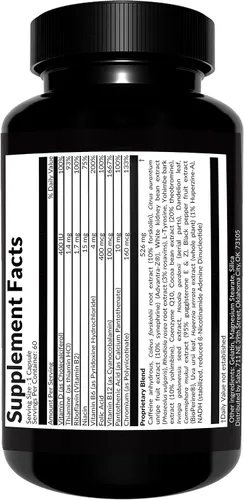 Vista 4 de Saba TrimPro™ - Quemador de grasa termogénico - Pérdida de peso, supresor del apetito y refuerzo de energía - Vitaminas, minerales e ingredientes