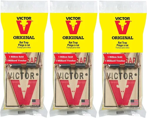 Vista 2 de Trampa para ratas con pedal de metal Victor - M201 (Paquete de 3)