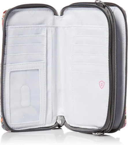 Vista 3 de Vera Bradley - Bolsa cruzada de algodón todo en uno con protección de interferencia de radiofrecuencia