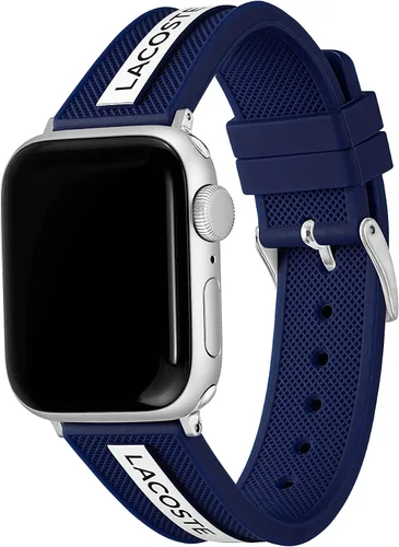 Vista 2 de Lacoste Correa de silicona unisex para Apple de color Moderno