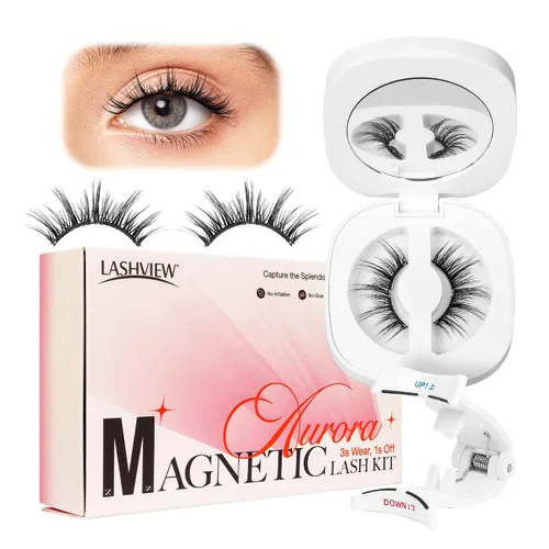 Vista 27 de LASHVIEW - Extensiones de pestañas individuales de seda de imitación de visón de 0.07mm de grosor y rizado C de 8-15mm de volumen mixto