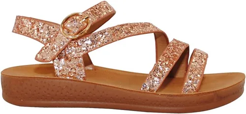 Vista 2 de TRENDSUP Sandalias planas brillantes para niños