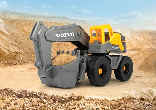 Vista 11 de DICKIE TOYS - Camión Mack de 28 pulgadas con 2 camiones de construcción Volvo
