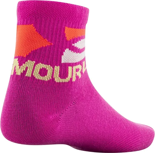 Vista 4 de Under Armour Kids' Essential Quarter Socks, 6-Pairs