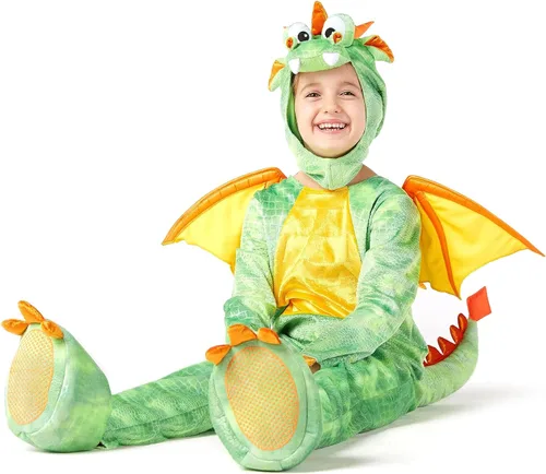 Vista 5 de Spooktacular Creations - Disfraz de dragón de lujo con juguetes para juegos de rol para niños