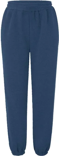 Vista 5 de Pantalones deportivos de talla grande para mujer, estilo casual, cintura elástica, pierna recta, pantalones de descanso, holgados, hasta el tobillo