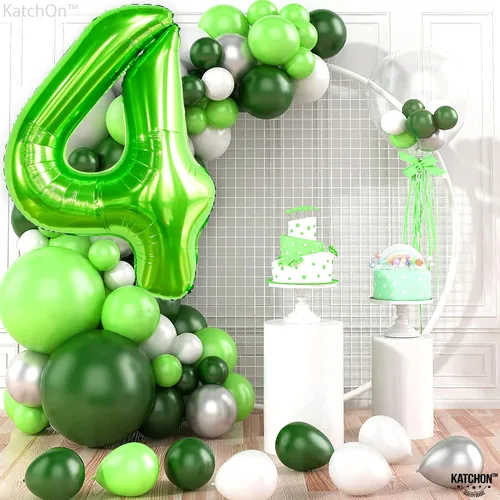 Vista 799 de KatchOn Globo negro del número 1 de 40 pulgadas, globo de feliz cumpleaños Large Mylar Number One Balloon for 1st Birthday Decorations, Foil