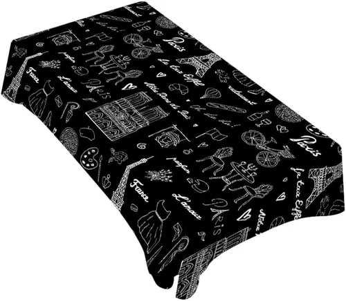 Vista 19 de TKS MITLAN Mantel rectangular de béisbol de 52 x 70 pulgadas, costuras de bola de encaje rojo, diseño artístico, decoración de cocina para el hogar