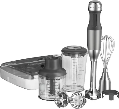 Vista 8 de KitchenAid KHB2561ACS Architect Series Batidora de mano de 5 velocidades - Coco Silver Architect CocoaSilver Edición Limitada