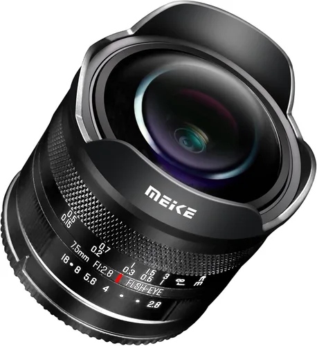 Vista 3 de Meike Lente diagonal de ojo de pez diagonal de enfoque manual f2.8 de 0.295 in f2.8 compatible con cámaras Nikon Z Mount Z50 Z50II Z5 Z6 Z7 Z6II Z30
