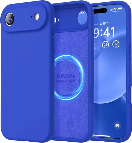 Vista 448 de LOVE 3000 Diseñada para Funda iPhone Air, Silicona Premium [Compatible con Magsafe][Forro de Microfibra Suave Anti-Rayones] Funda Protectora