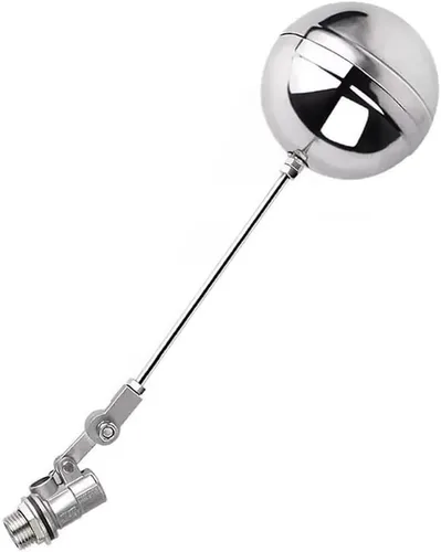 Vista 2 de 304 Stainless Steel Adjustable Float Valve for Water Tank - 1/2", 3/4", 1" - Automatic Water Level Control(1inch)