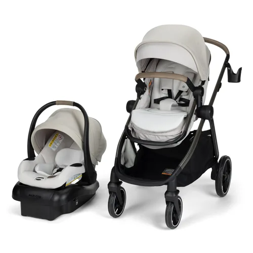 Vista 20 de Maxi-Cosi Zelia Pro - Sistema de viaje 5 en 1 con asiento de automóvil Mico Pro y cochecito de bebé, asiento reversible, ruedas grandes, mango