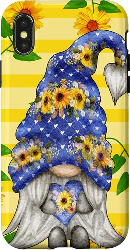 Vista 5 de Love for Garden Mom Spring and Summer Women Sunflower Gnome Case for iPhone 17