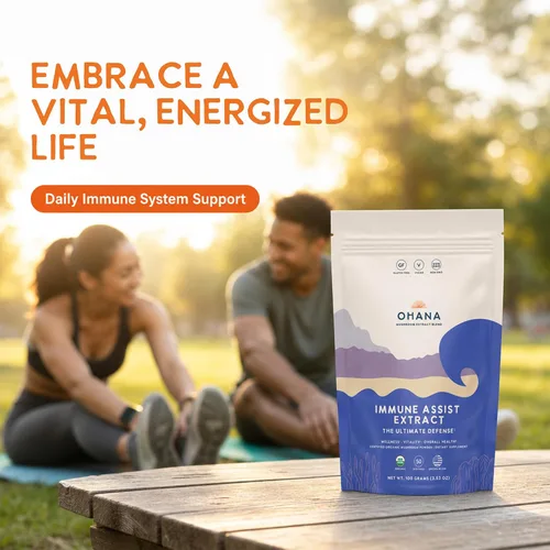Vista 18 de Ohana Immune Assist Blend, polvo orgánico de hongos integrales USDA, mezcla de 8 hongos cultivados en Estados Unidos, ideal para energía, inmunidad