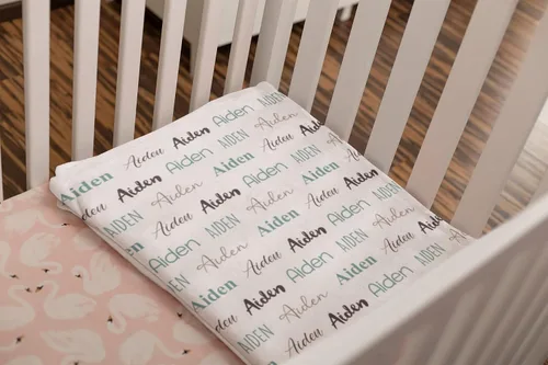 Vista 5 de Manta personalizada con nombre para bebés recién nacidos, mantas de bebé personalizadas para niños con nombre, mantas de bebé recién nacido, mantas