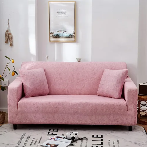 Vista 9 de IMYOGI Fundas elásticas para sofá de alta elasticidad, elegante funda de sofá de color sólido con parte inferior elástica, protector de muebles