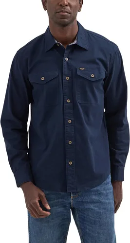 Vista 9 de Wrangler Camisa de manga larga para hombre Tomillo (Sarga)
