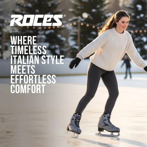 Vista 2 de Roces Wooly Fleur De Lis Ice Skate Superior Italian Navy 450694 0002